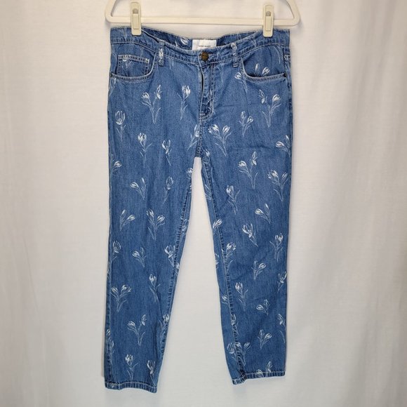 Current/Elliott Denim - Current Elliott Women's Size 29 Jeans The Fling Flower Print